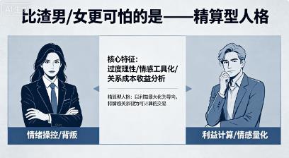 比渣男/女更可怕的是——精算型人格